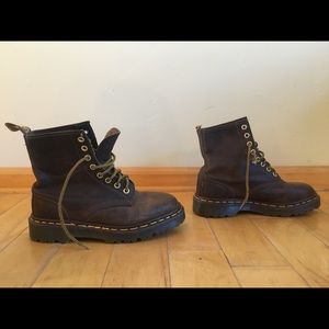 Dr Marten Boots Vintage made in England Brown sz 6